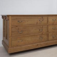 Jugendstil-Tresenschrank, Kiefer massiv