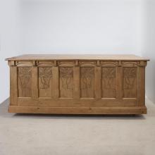 Jugendstil-Tresenschrank, Kiefer massiv