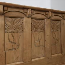 Jugendstil-Tresenschrank, Kiefer massiv