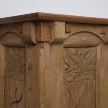 Jugendstil-Tresenschrank, Kiefer massiv