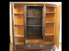 Jugenstil Bücherschrank