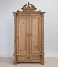 kleiderschrank-mit-schublade-kiefer-sk-3835
