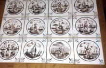 Massiver Eichen-Eckschrank um 1950-1960