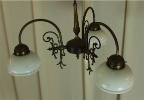 Messinglampe