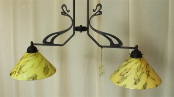 Messinglampe