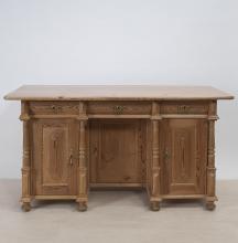 schreibtisch-dreituerig-mit-3-schubladen-kiefer-sr-3828