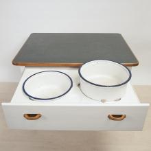 Küchen-Abwaschtisch Art Deco