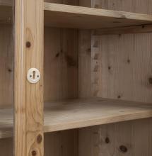 Vitrinenschrank mit Krone